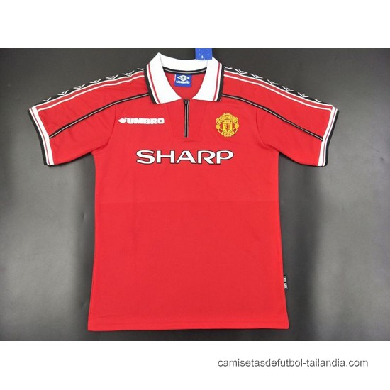 1ª Camiseta Manchester United Retro 1998-1999 - Haga un click en la imagen para cerrar